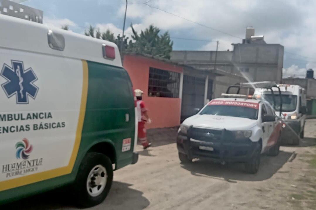 Atiende Protección Civil de Huamantla a persona que se encontraba inconsciente